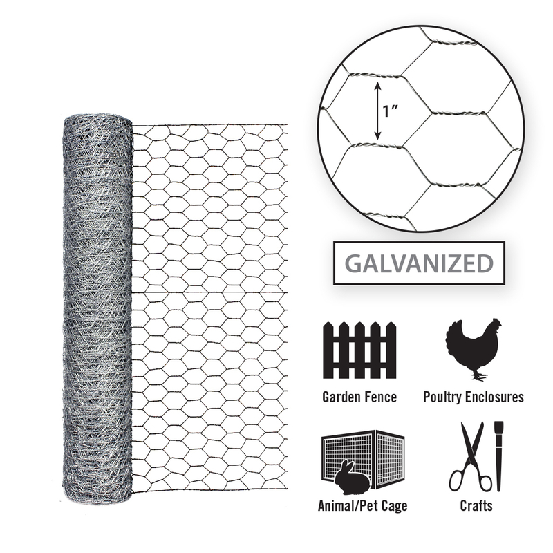 Galvanized or PVC Galvanized Stainless Steel Chicken Wire Hexagonal Wire Mesh