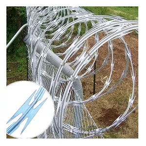 Galvanized Razor Barbed Wire Concertian Razor Wire Coil Razor Wire