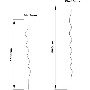 Spiral Metal Wire Tomato Spiral Stakes Support