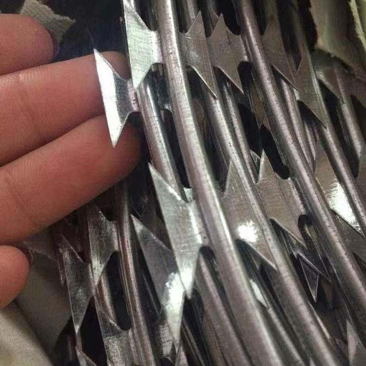 High Quality Galvanized and PVC Razor Barbed Wire