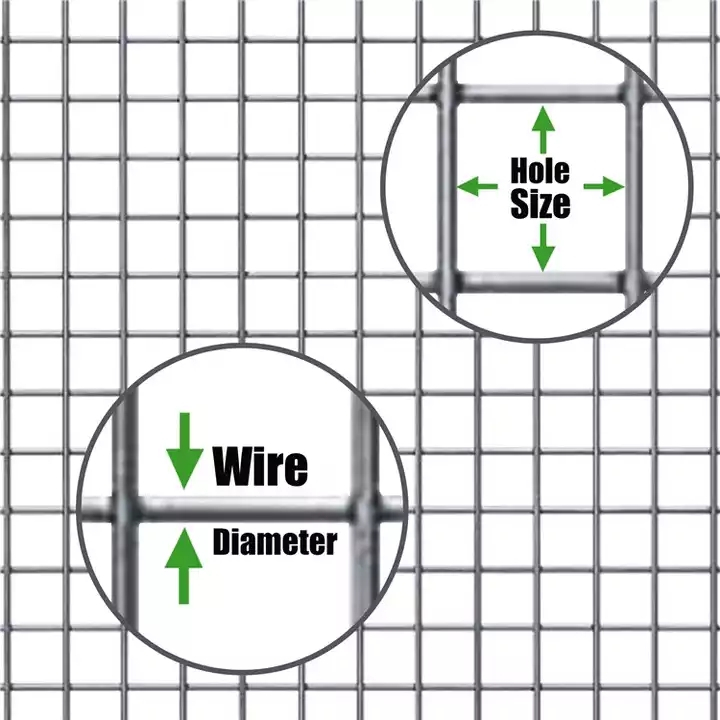 3/4"Inch Galvanized Welded Wire Mesh Fence