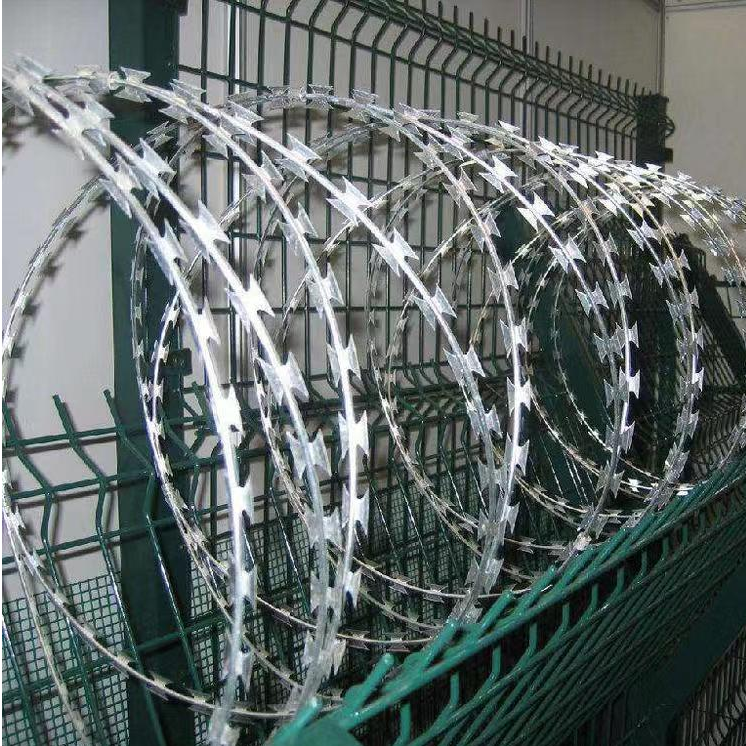 High Quality Galvanized and PVC Razor Barbed Wire